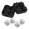 Edge Collections - 4.72" x 4.72" - Black - Silicone Ice Mold for Creating Perfect Spheres - 1 Piece